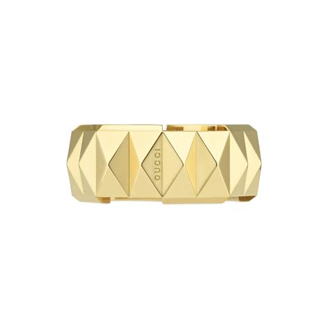 gucci link to love studded ring|gucci heart ring size 7.